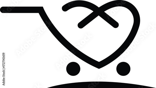 e commerce shopping cart icon