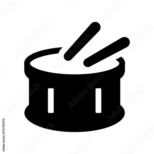 An illustration of a black icon of a newborn product on a white background