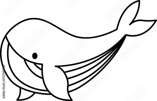 Yoghurt Vector Illustration. Simple Outline Yoghurt Coloring Page
