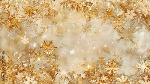 Christmas background with snowflakes. Festive background with snowflakes.