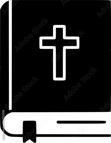 bible icon flat vector icon
