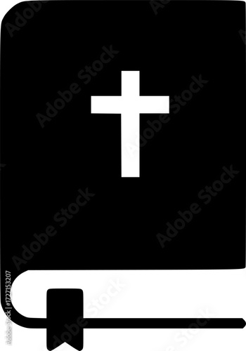 bible icon flat vector icon
