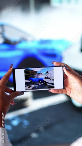 Taking Picture Of Damage After Car