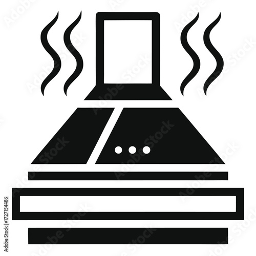 A black and white icon of a kitchen sink