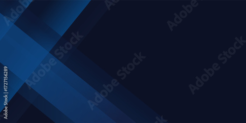 Blue black abstract background geometry shine and layer element vector for presentation design. Suit for business, corporate, institution,eps 10.