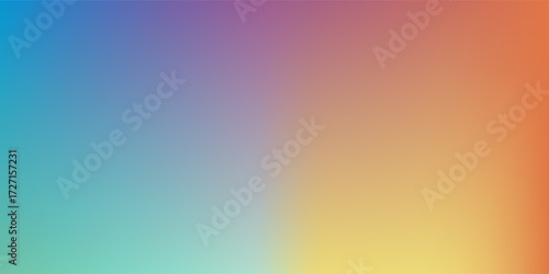 Smooth and blurry colorful gradient mesh background. Modern bright rainbow colors