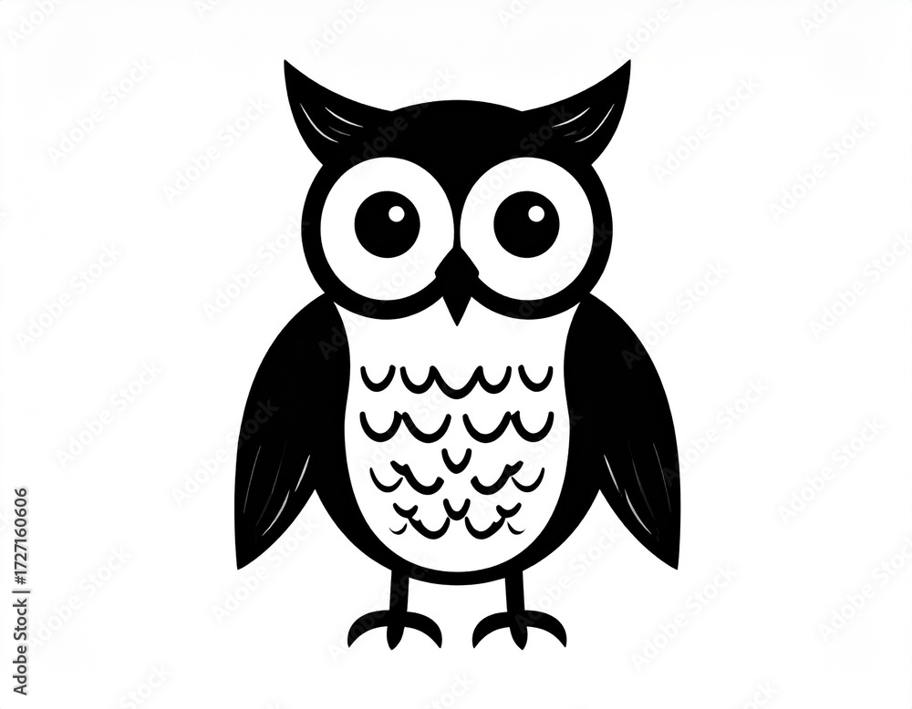 Fototapeta premium cartoon owl