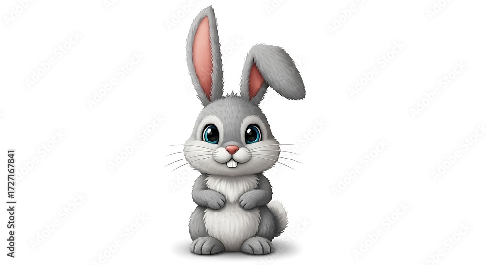 Obraz premium Cute Bunny Character.