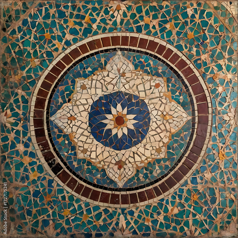 Obraz premium “Vintage Islamic Architecture & Ornamental Patterns”