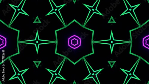 Neon Looping Motion Background	