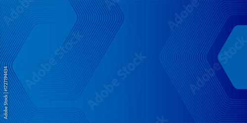 Abstract Hexagon Blue Tech Finance Fintech Background Abstract Pixel Pattern. Abstract Business Tech Simple Art Modern Abstract
