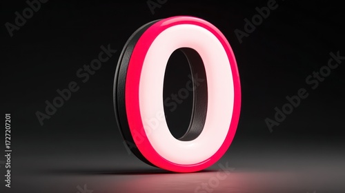 Illuminated number zero