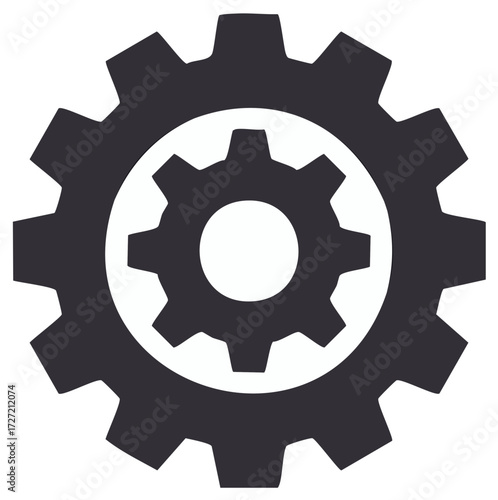 Two Cog Wheels Interlocked for Precision Engineering and Technological Innovation