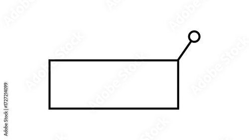futuristic lower third element