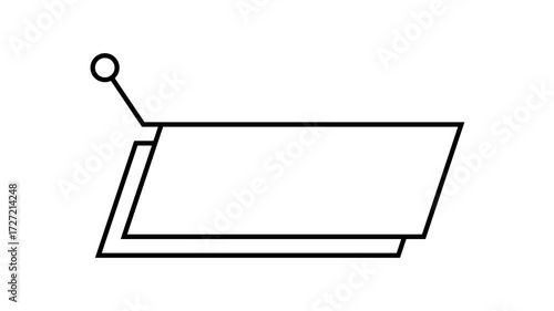 futuristic lower third element