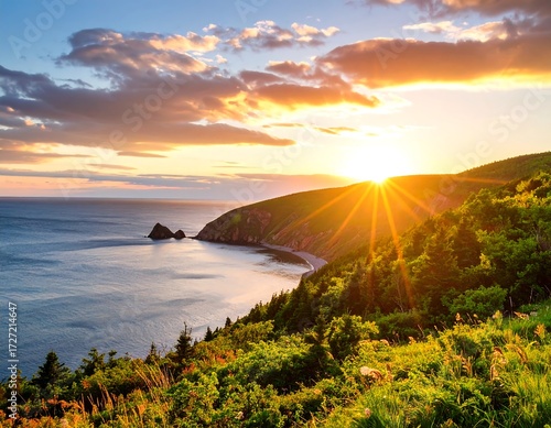 Scenic coastal sunset (1)