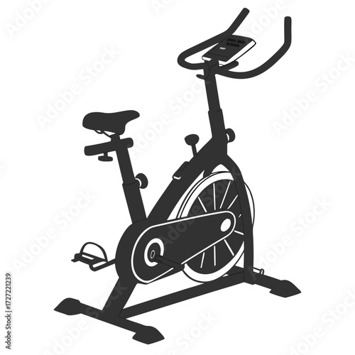 bicycle isolated on white