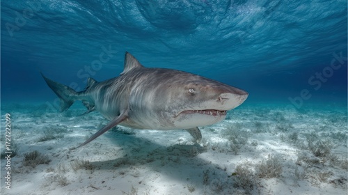 Tiger shark underwater