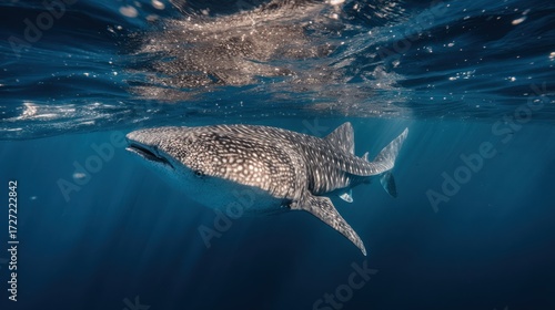 Whale shark underwater