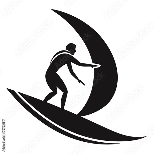 Windsurfing Silhouette