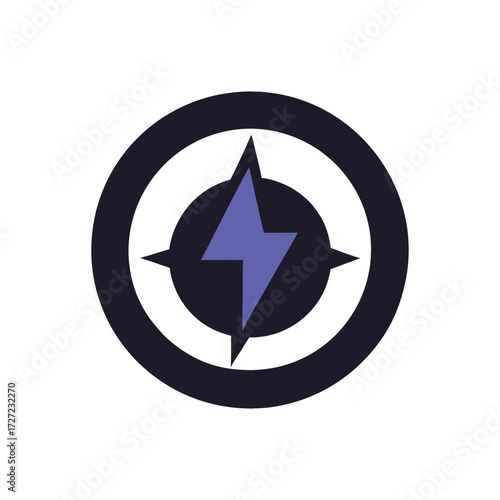 Energy icon vector. 