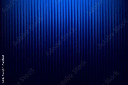 Abstract blue vertical lines background with gradient effect and subtle lighting