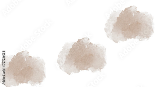 Watercolor stain effect texture vector illustration for graphic design and artistic projects usage element