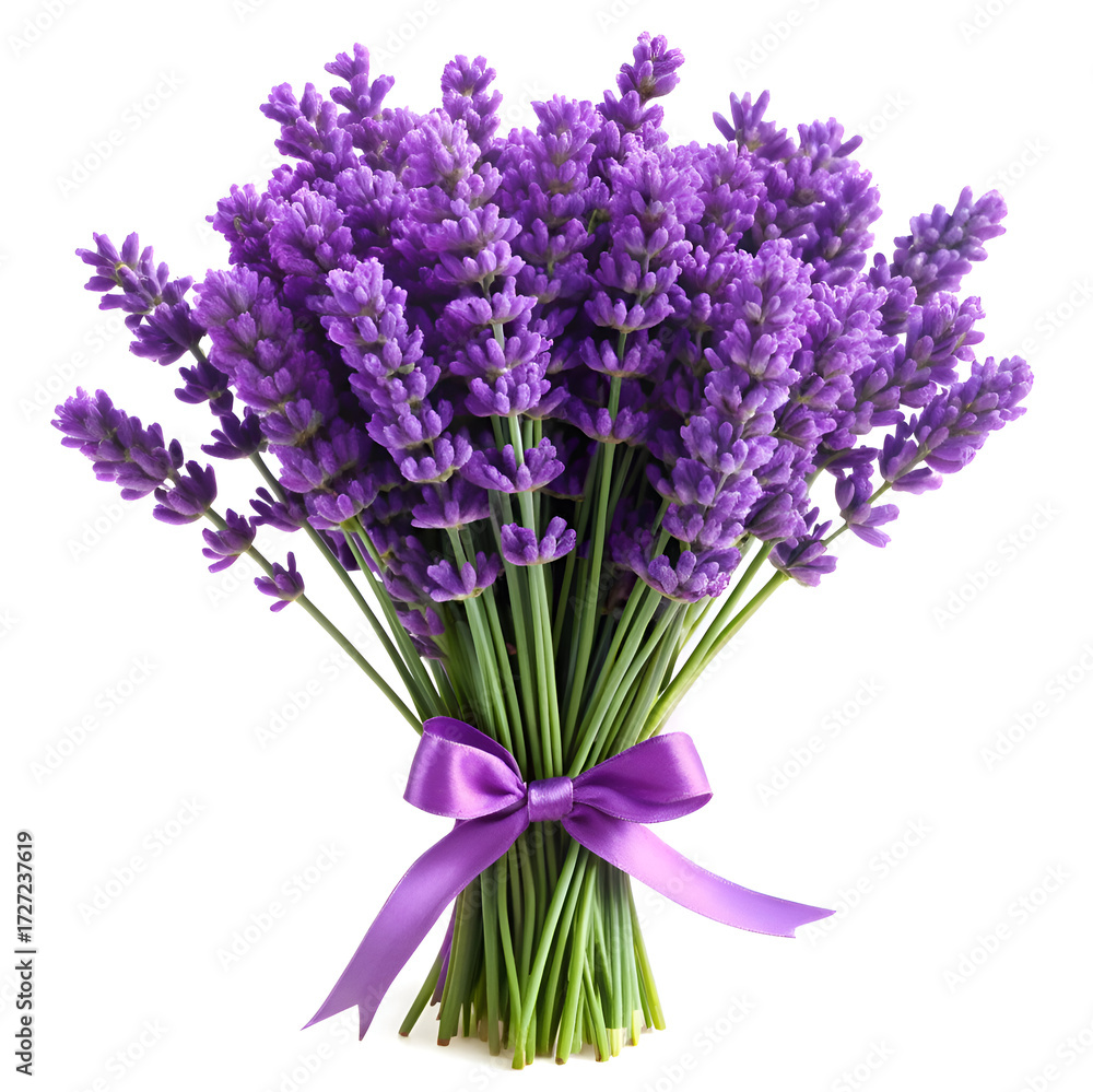 Obraz premium Stunning Lavender Bouquet. A Captivating Display of Purple Blooms