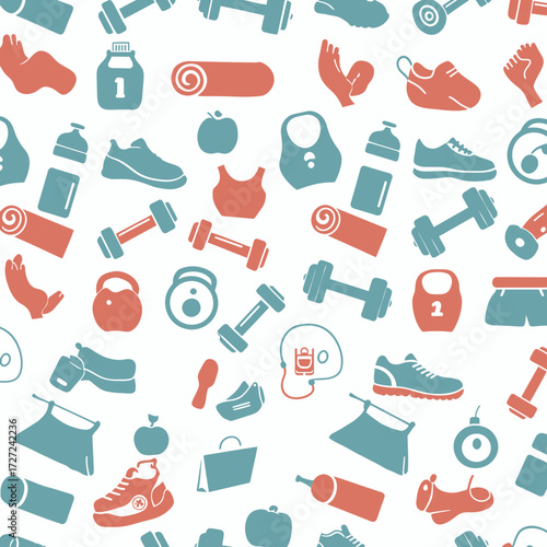 Seamless fitness and exercise pattern