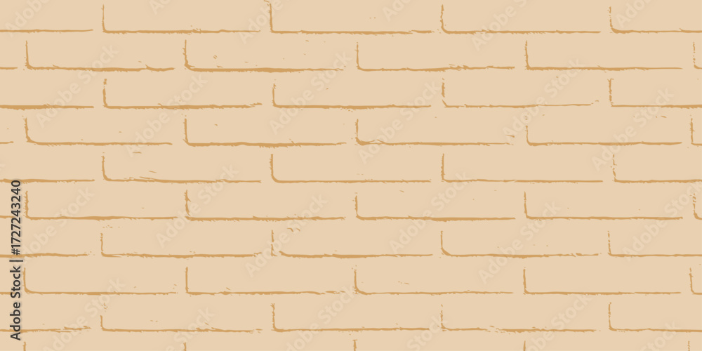 Obraz premium Old brown brick wall texture provides a solid, weathered architectural surface for construction backgrounds. decor, bricks, brickwork, backgrounds, brick wall, textured, yellow