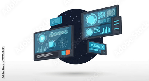 Interactive Data Display Visualizing Information in Modern Technology and Digital Spaces