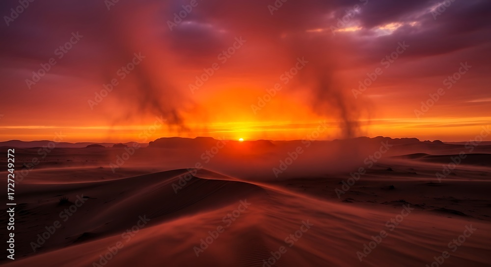 Fototapeta premium sunset on the road