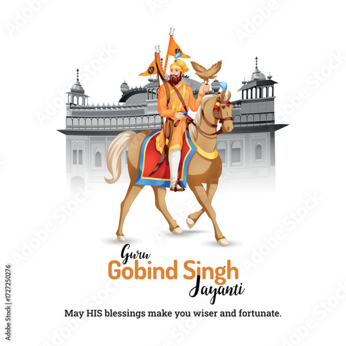 Guru Gobind Singh Jayanti
May HIS blessings make you wiser and fortunate.