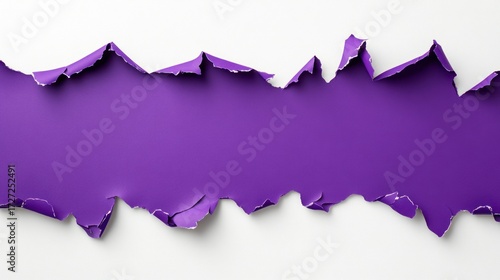 Vibrant purple torn paper texture background design
