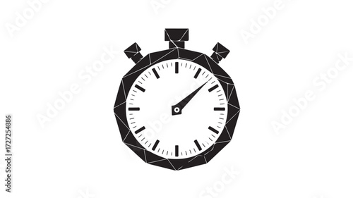 Track project deadlines with a modern timer, perfect for presentations, website designs, and marketing materials emphasizing efficiency and time management solutions for business success
