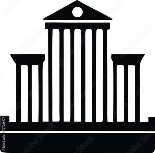 Iconic classic building symbol representing government law justice education academia and civic institutions timeless architectural design