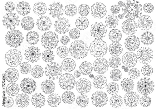 Collection of Intricate Mandala Designs for Artistic Expression.