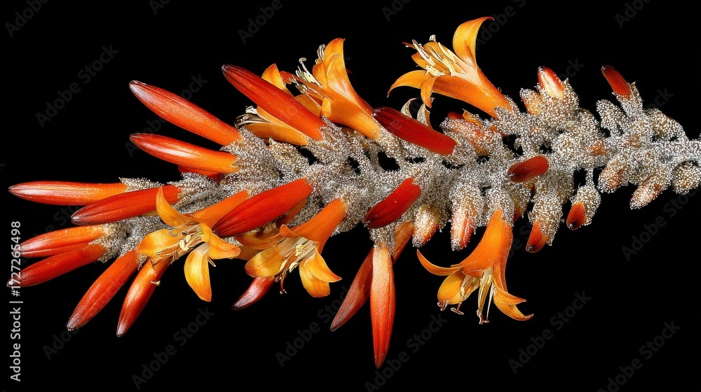 Obraz premium Vibrant orange flowers blooming natural environment botanical photography close-up beauty of nature
