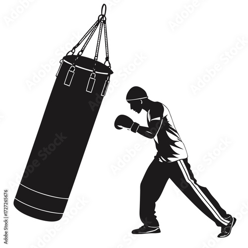 boxing gloves vector illustration