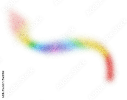 Twisted Rainbow Light Curl PNG