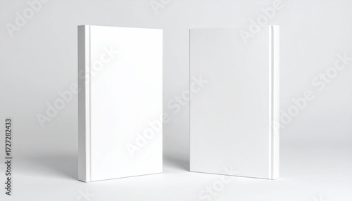 book cover mockup blank, front and back                   