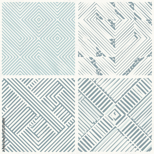 Seamless vector weaving pattern, linear background with crossed lines, textile knitted repeat tiling wallpaper, perfect simplistic minimal design.
3