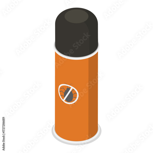 3D Isometric Flat Vector Illustration of Disinfection Service, Safe And Healthy Environment. Item 7