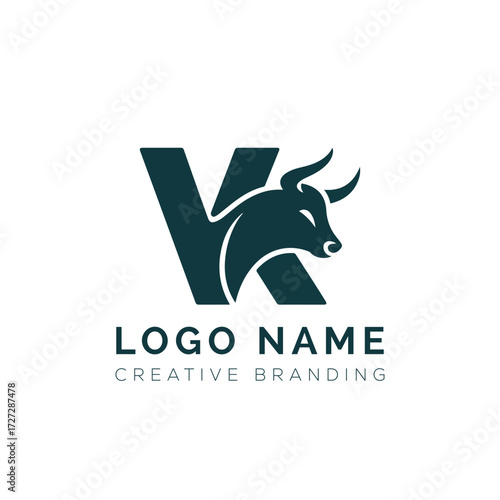 Letter K Bull logo