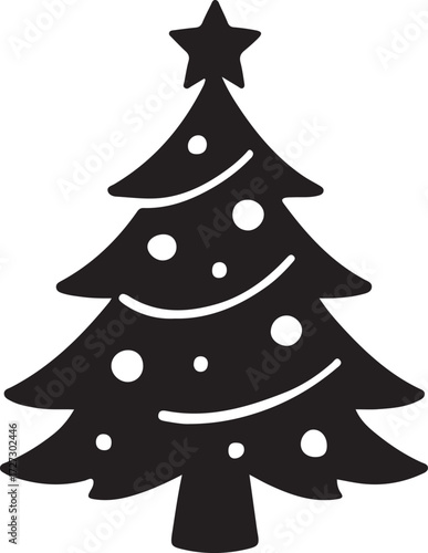 Festive Christmas Holiday Silhouette Vector Collection