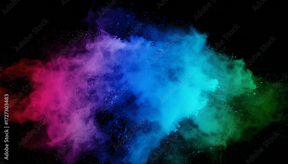 Naklejka premium 光の粒子と抽象背景