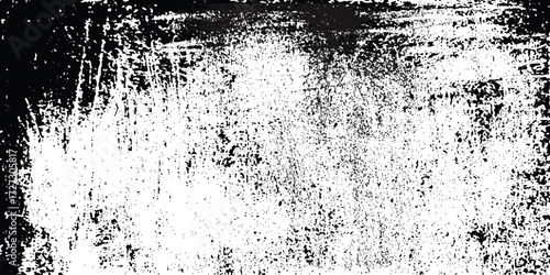 Distressed overlay texture of rusted peeled metal. grunge background. abstract halftone vector illustration