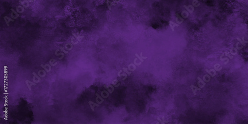abstract cloud and vapor texture background. Black and purple smoke aquarelle smudge illustration smooth grungy smokey light green colors ink glow. purple color powder explosion	