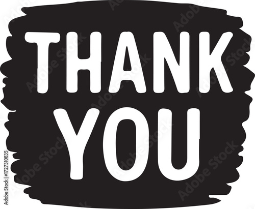 Thank You Gratitude Silhouette Vector image