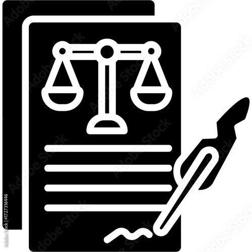 Law Document Icon